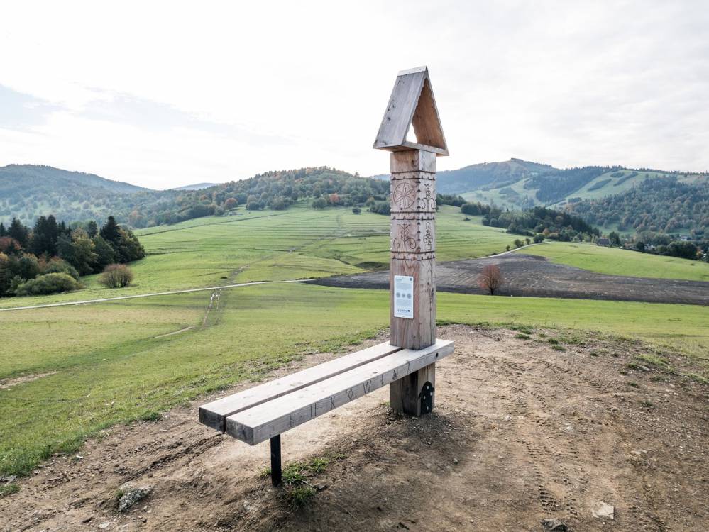 Czarny szlak rowerowy w Węgierskiej Górce